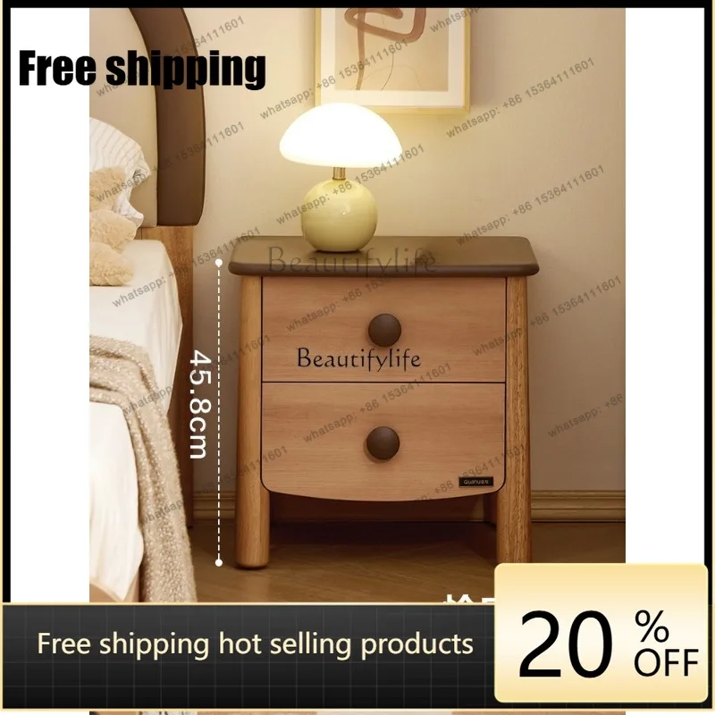 JJ Storage Bedside Table Bedroom Home Bedside Children's Storage Drawer Small Cabinet