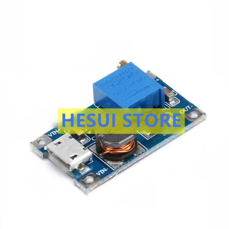 DC-DC Adjustable booster module 2A booster plate (with USB MICRO charging port input