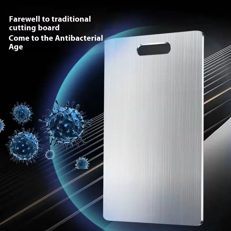 Thickened Stainless Steel Cutting Board Antibacterial and Mildew-proof Household Cutting Board Kitchen Kneading Dough Board