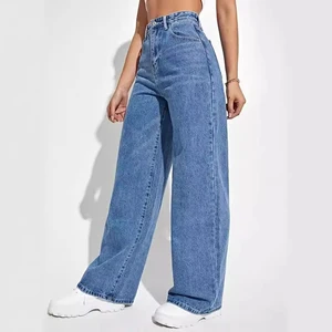 Frauen dunkle larga dunkle Ders, Strawn, Verlust, alles, was kommt, neu, neu 8 Hauptverkäufe Calca Damen -Farbjeans - №3