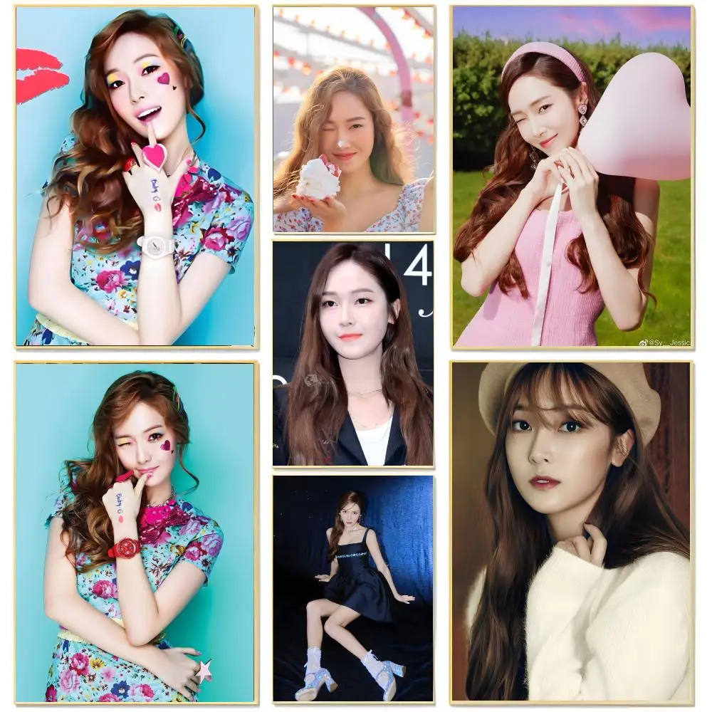 kpop solo female artist J-Jessica Jung Poster Living Room Bedroom Decorative Print Unframed Decor