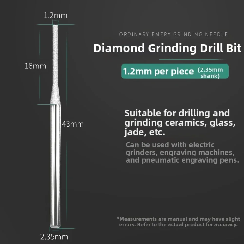 Jewelry Drill Bits Diamond Drill Bits Efficient Grinding And Drilling Precision Engraving deburring DIY Projects
