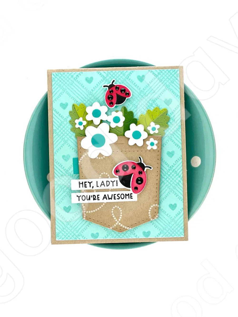 seven-starred ladybird Cutting Dies Stamps Stencil Scrapbook Diary Decoration Stencil Embossing Template DIY Greeting Card