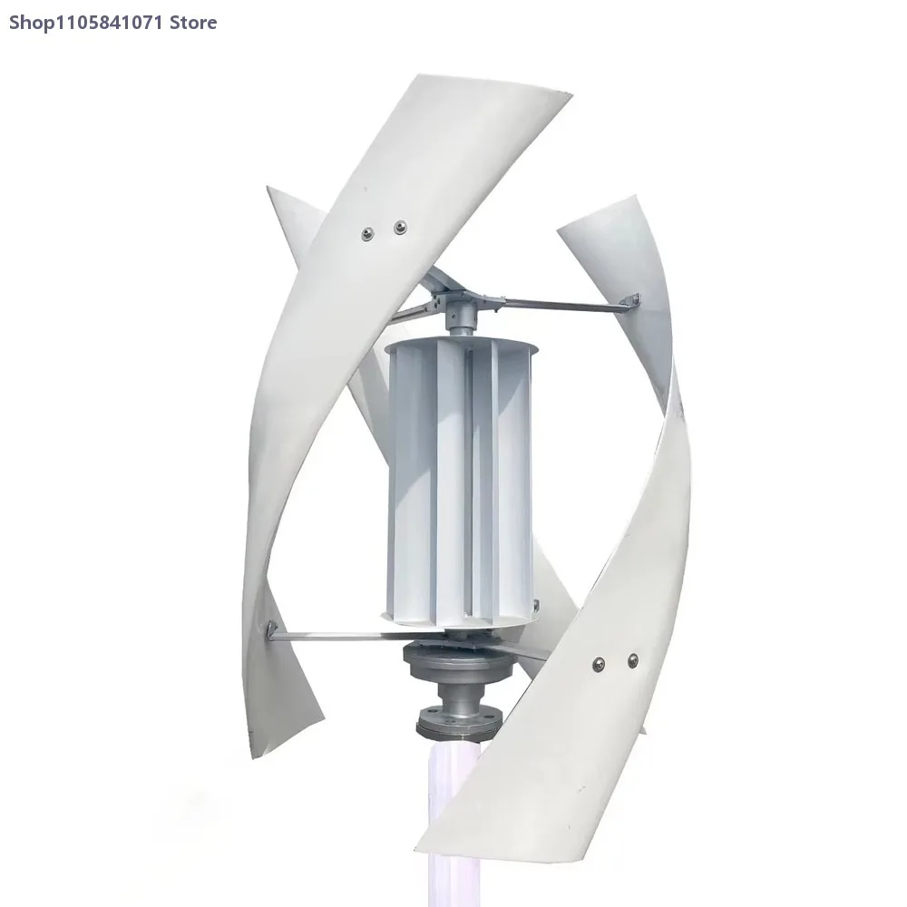 Small Vertical Axis Wind Turbine Generator 1KW 2KW 3KW 5KW 10KW Quiet Home Windmill 24V 48V 96V Free Energy