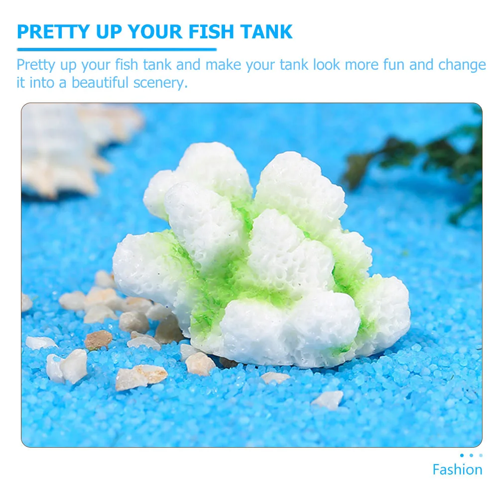

1Set Fish Tank Coral Decoration Resin Ornament Aquarium Landscaping Supply Micro Landscape Decor Aquarium Decoration