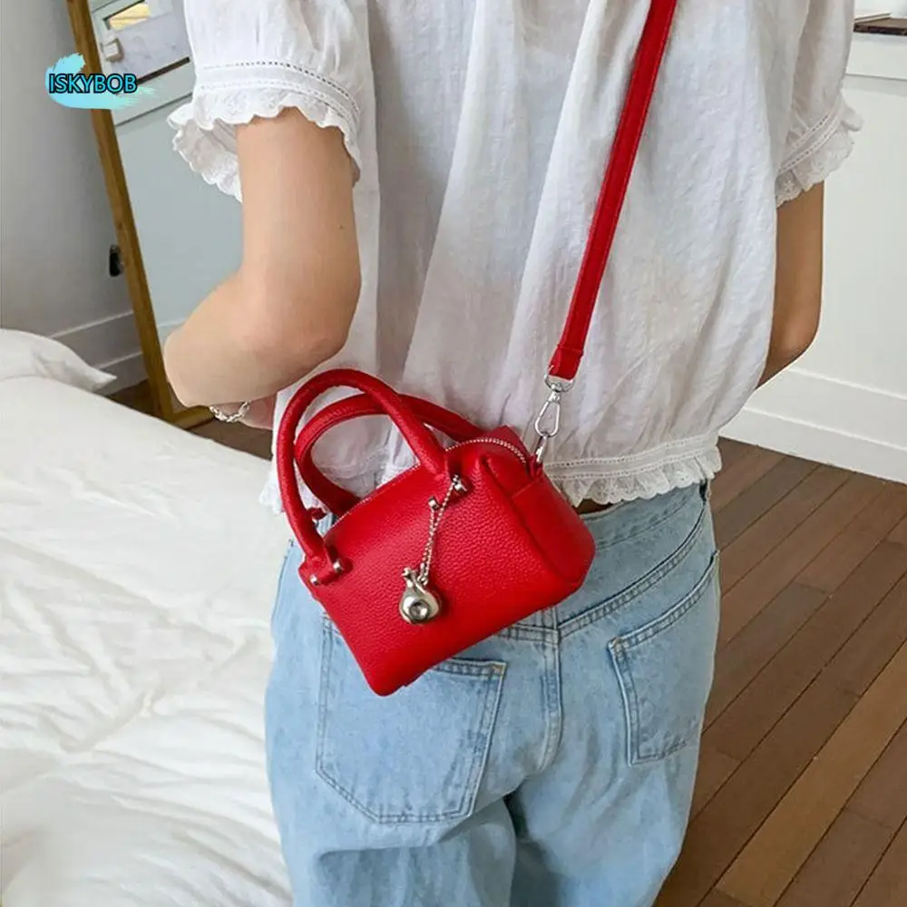 

Fashion Luxury Pillow Crossbody Bags Versatile Small PU Leather Shoulder Bags Commute Zipper Women's Handbags Ladies