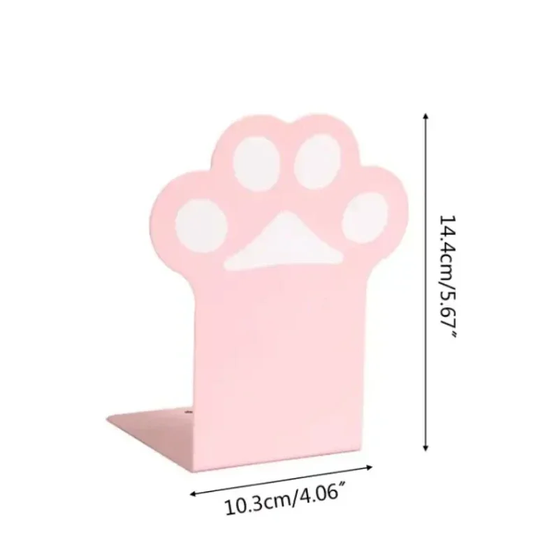 2 Stuks Creatieve Kat Paw Boekensteunen Kawaii Anti-Slip Boek Organizer Desktop Boek Ondersteuning Koreaanse Briefpapier School Kantoorbenodigdheden