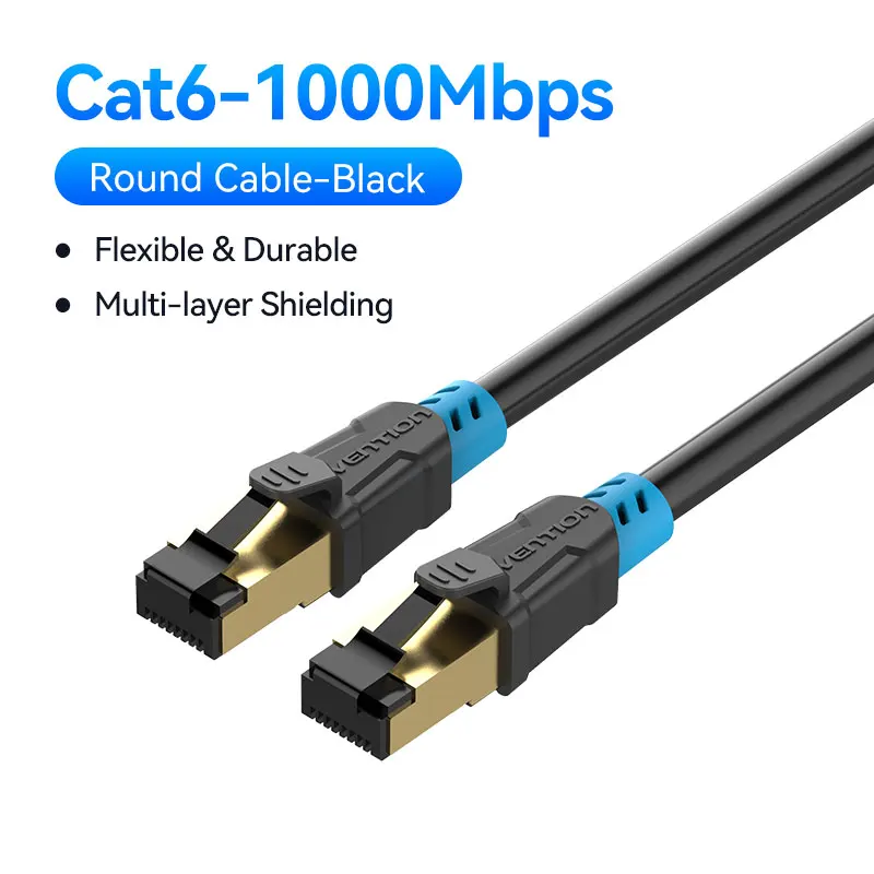 Ventie CAT6A Ethernet-kabel SSTP RJ45 Lan-netwerkkabel 10 Gigabit Hoge snelheid 500 MHz Cat6 een patchsnoer voor modemrouterkabel