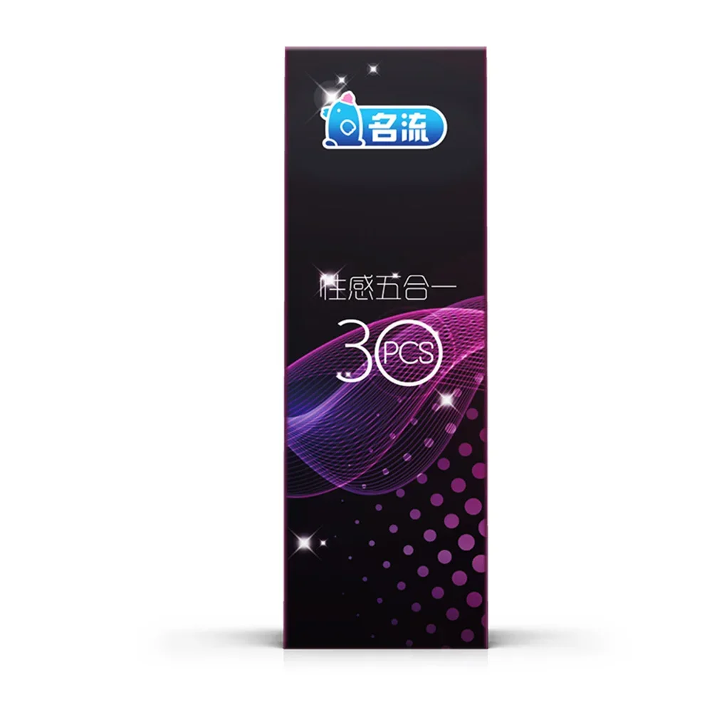 Warehouse Shipped Condoms 30pcs Intimate Good Sex Products Combining Particles and Threads for Long-lasting Pleasure