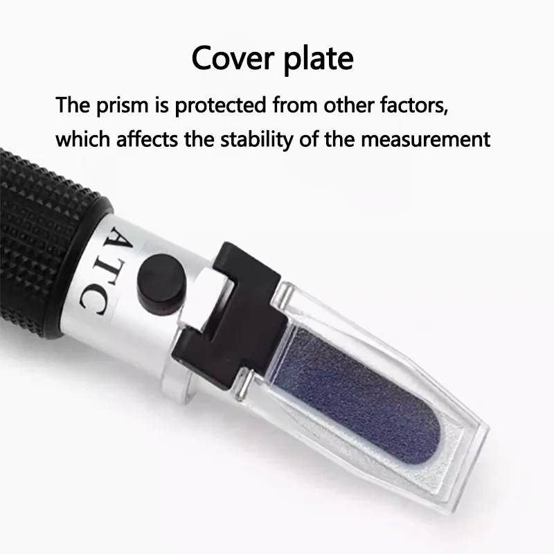 Alcohol meter Handheld 0-80% refractometer Alcohol meter Ethanol alcohol concentration measuring instrument Refractometer