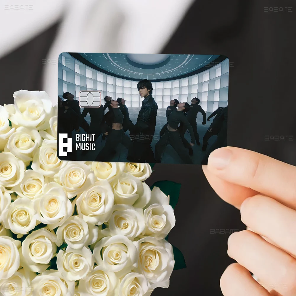 Singer J-Jimin Kpop Credit Card Skin Stickers for VISA Bank Bus Metro Access Card Protective Film Cover Sticker Decal Women