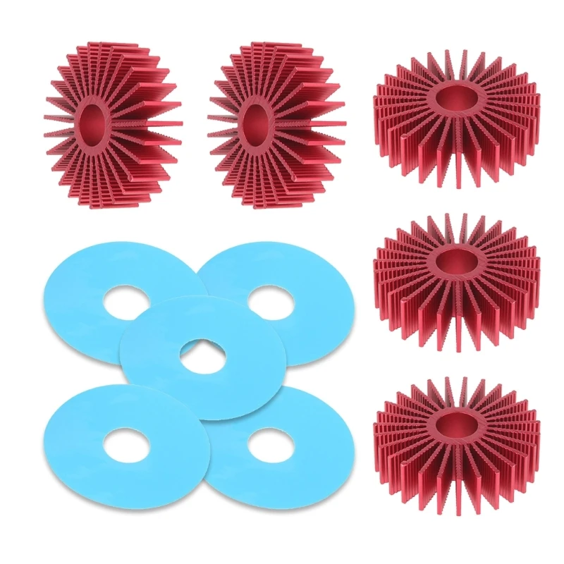 Radiatore dissipatore calore rotondo da 36 mm per dissipatori calore motore passo-passo stampante Voron 2.4 3D