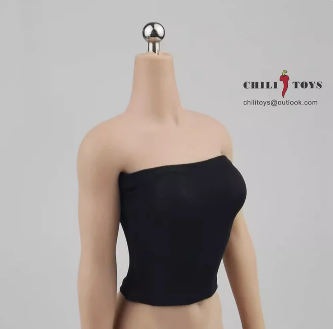 CHILI TOYS 1/6 Female Soldier Strapless Vest Model for 12''ph tbl