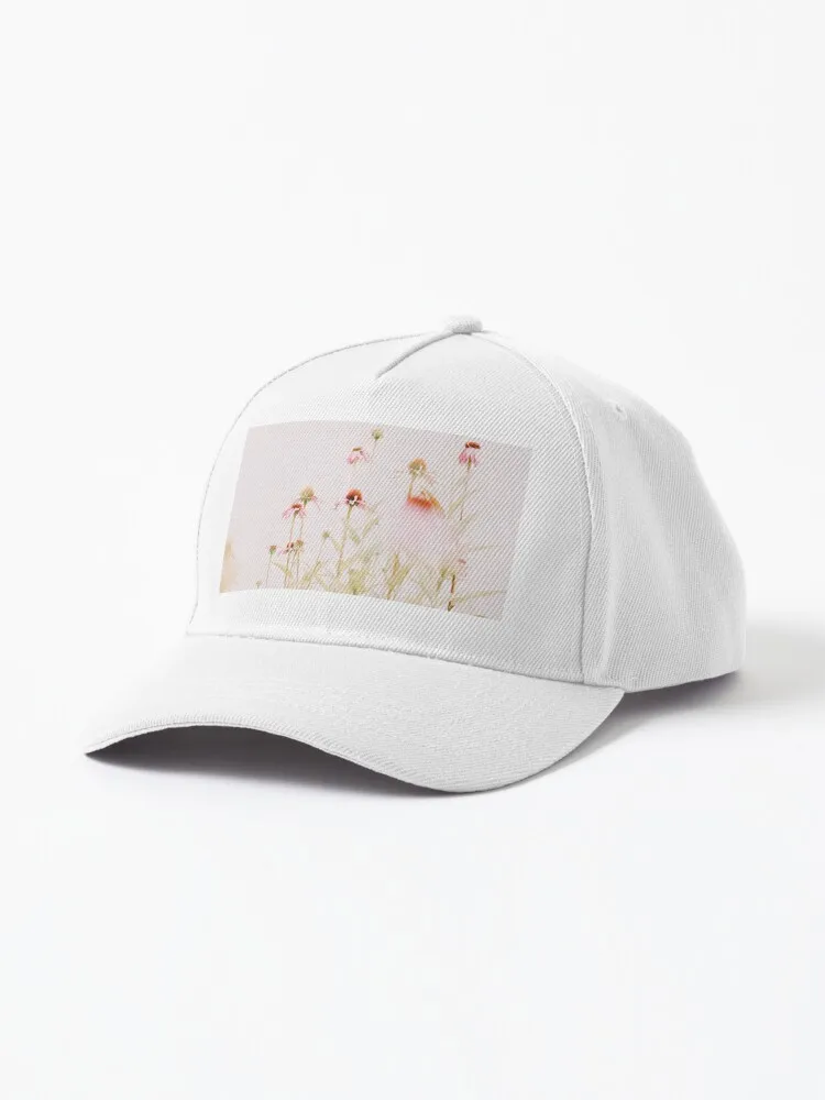 Pink Flowers - Echinacea - Pastel Floral - Wild Flowers Cap For Women Men Hip Hop Cap Street Baseball Hat New Fashion Hat