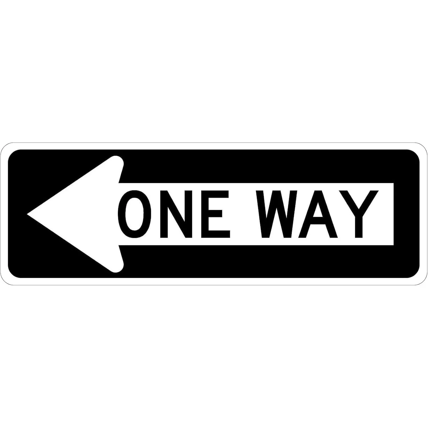 （2D Tin painting）One Way Aluminum Traffic Arrow Wall Art - 8x12 inch UV Printed, Indoor Outdoor High Visibility Control Decor