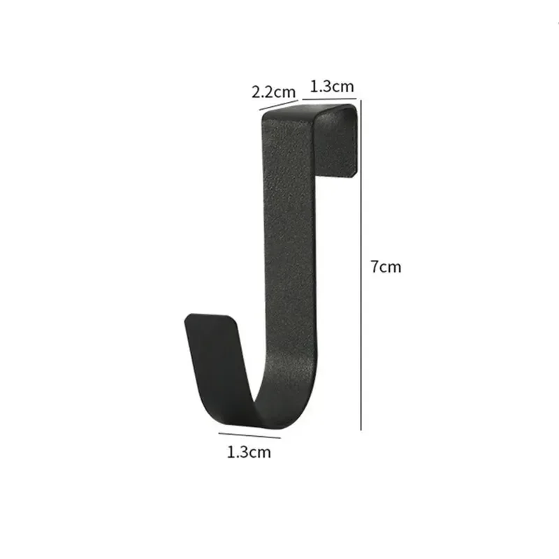 Multi-Purpose Hooks Kitchen Cabinet Door Back Hook Hanging Rack Clothes Coat Hat Towel Hanger Storage Hook Bathroom Accessories view 6