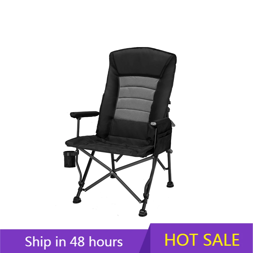 

YTYIN Easy Set up Portable Outdoor Travel Comfortable Folding Camping Chair Picnic Chair With Cup Holder