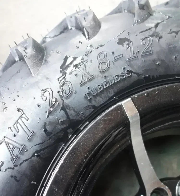 Aluminum 12 Inch Wheel Rim Alloy With Tubeless Tyre For 200cc 250CC ATV Quad Golf Car Buggy Drift Trike Off-Road 4 Wheeler - view 6