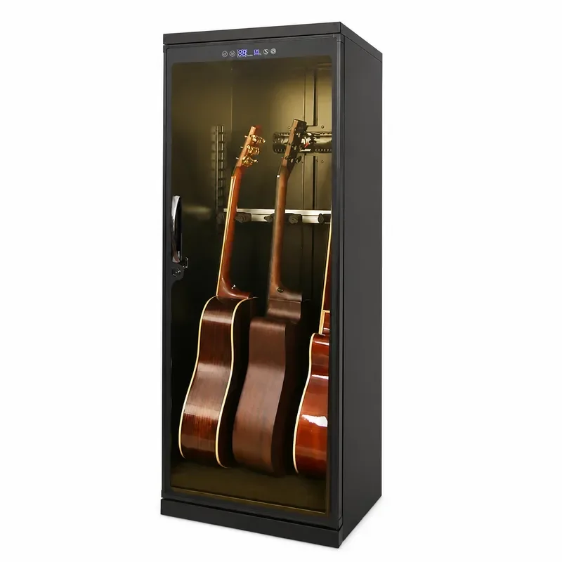 Guitar Humidity Control Cabinet Dehumidifier Box for Acoustic Electric Bass Violin Constant Moisture Proof Storage Case Dryer