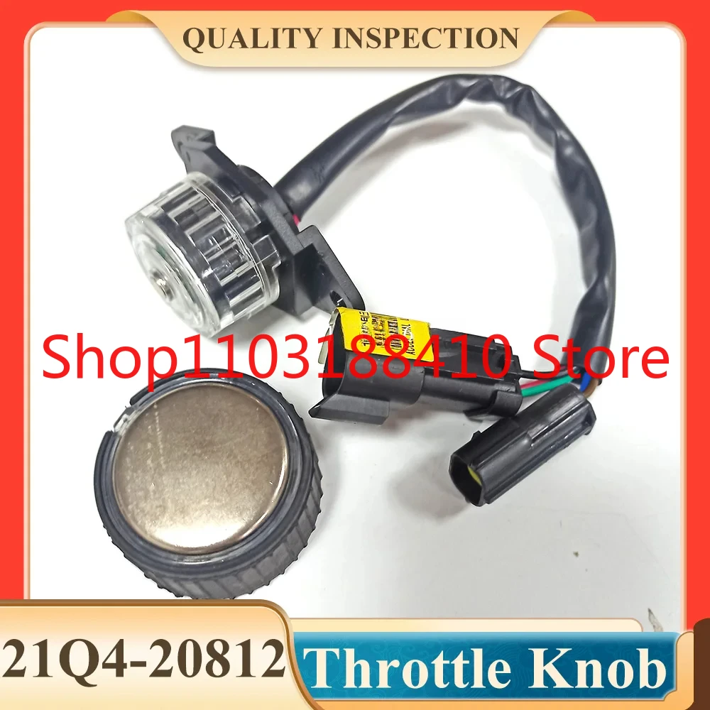 

21Q420812 21Q4-20812 Excavator Throttle Knob Switch Dial Fuel Knob for R210-9 R220-9 R-9 R220LC-9S