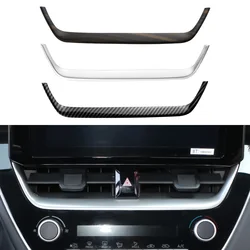 Middle AC Air Vent Navigation Strip Cover Trim Frame for Toyota Corolla E210 Corolla Cross 2019 - 2023 Car Styling Accessories