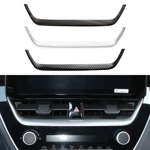 Medium AC Air Vent Navigation Strip Cover, Trim Frame for Toyota Corolla E210, Corolla Cross 2019-2023, car style accessories 12 Main Sales Corolla Cross Accessories - №3