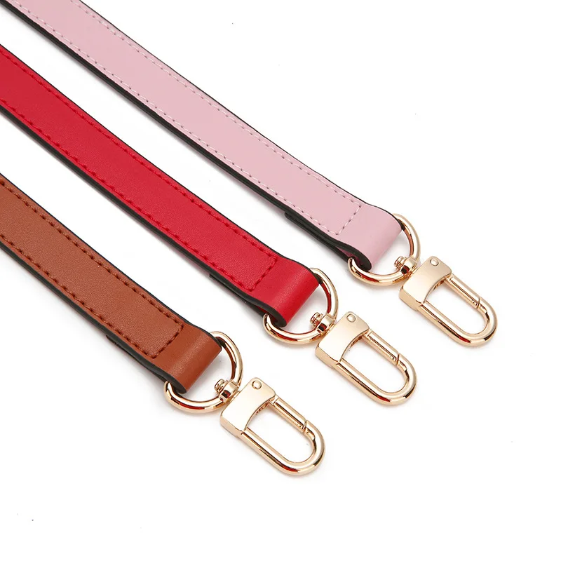 100% Genuine Leather 38-60cm Bags Strap Handle Strap for LV Noe Bucket Bag Short Shoulder Replacemen Straps Bag Accessories