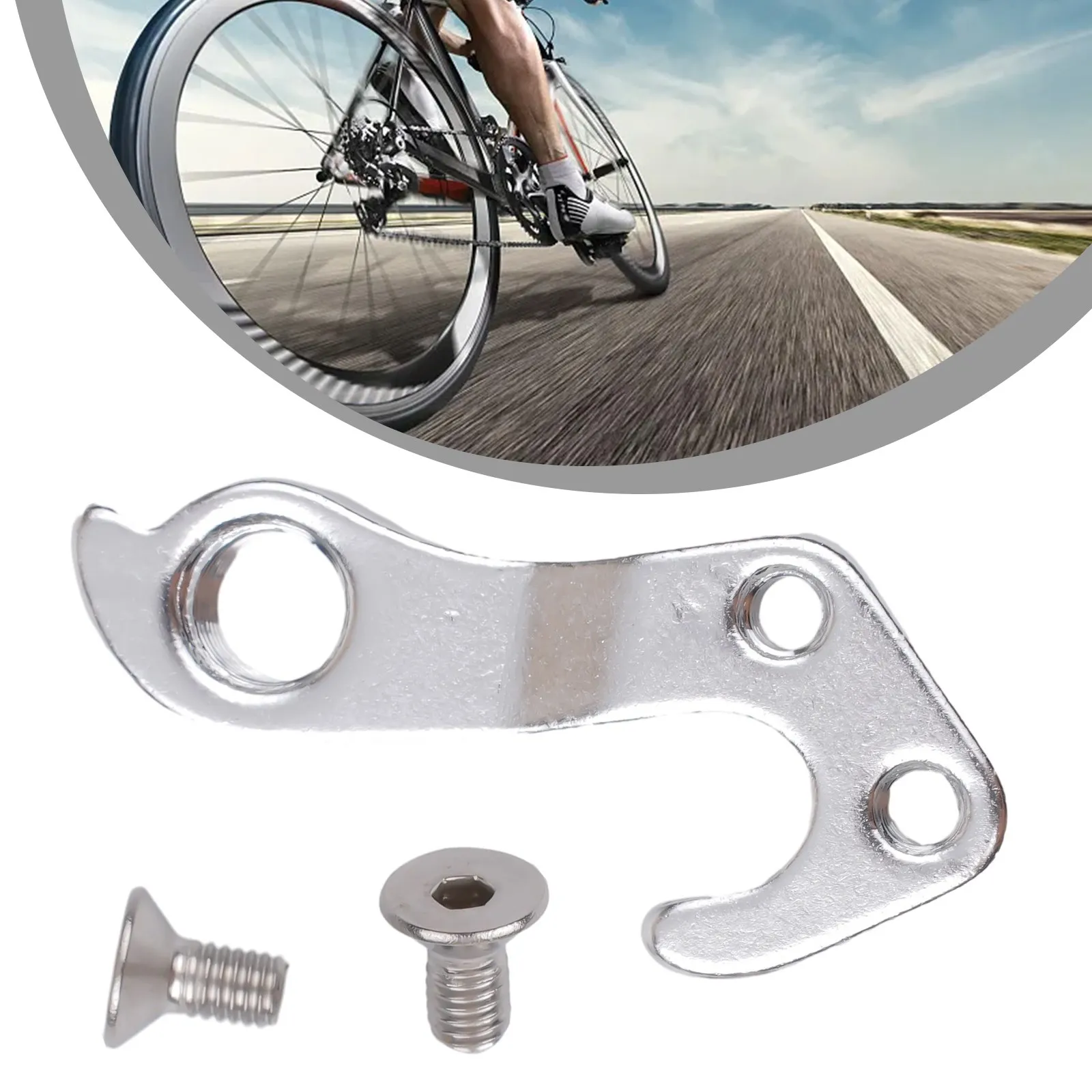 

Вешалка для заднего переключателя из сплава, гоночный велосипед, задний переключатель, механическая вешалка для трек-велосипеда, хвостовой крючок