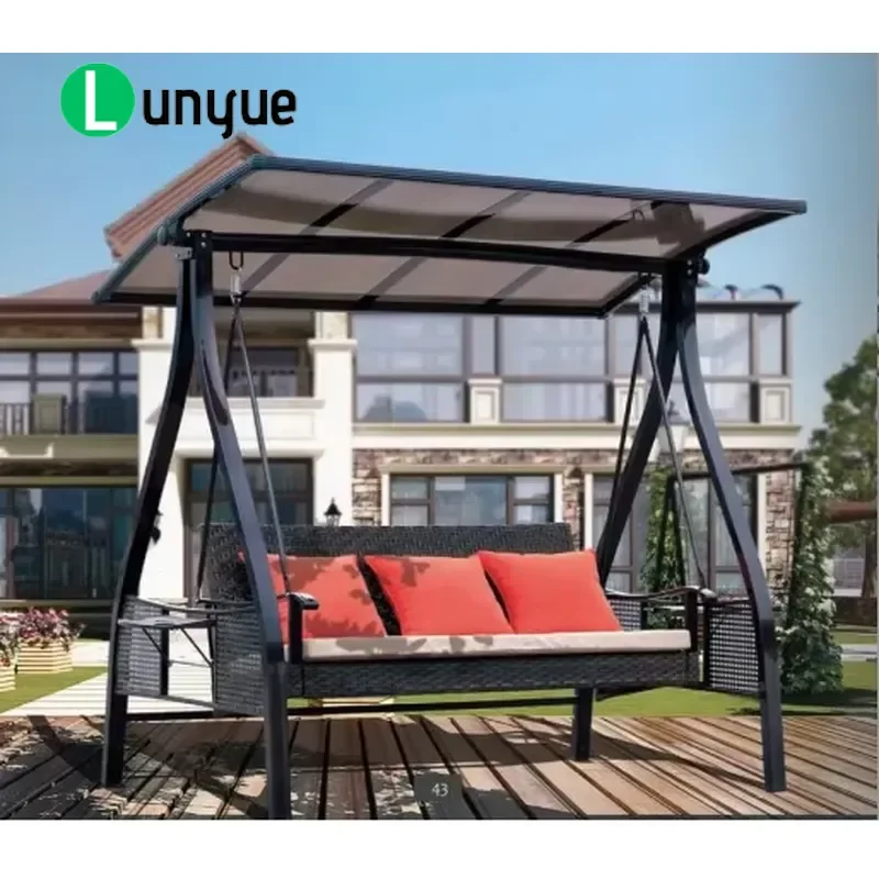 High Quality Outdoor Swing Chair Customizable Chinese Garden Leisure Furniture Durable Comfortable Patio Yard Relaxation