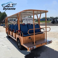 Brand New Electric Golf Cart For Travel Club Tours, 150w Solar Panel Powered Hunting Vehicle, Open Top Tour bus
