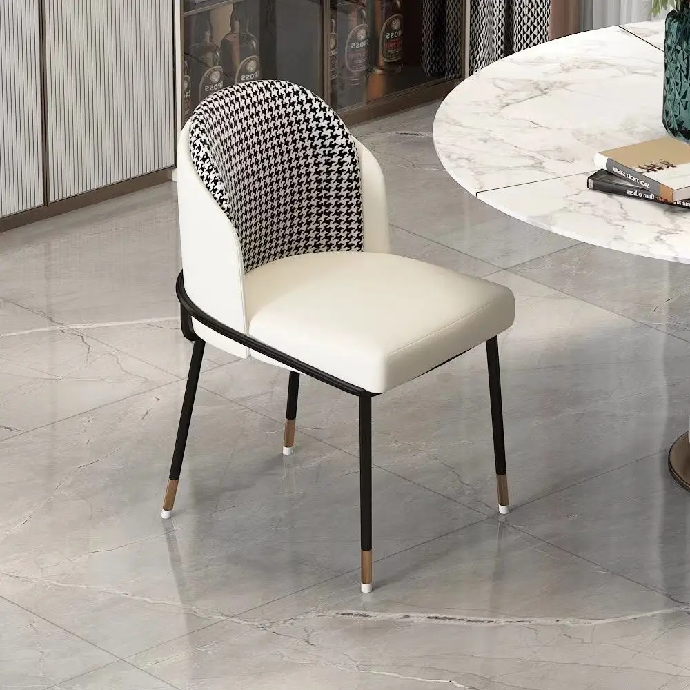 

Скандинавский минималистичный современный стул, легкий роскошный элитный обеденный стул со спинкой, домашний отель, стул для отдыха, стул для макияжа, мебель