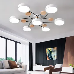 Indoor Room Decor LED Ceiling Lights Nordic Bed Room Lamps Close to Ceiling Modern Living Room Ceiling Decor Light Fixture 220v