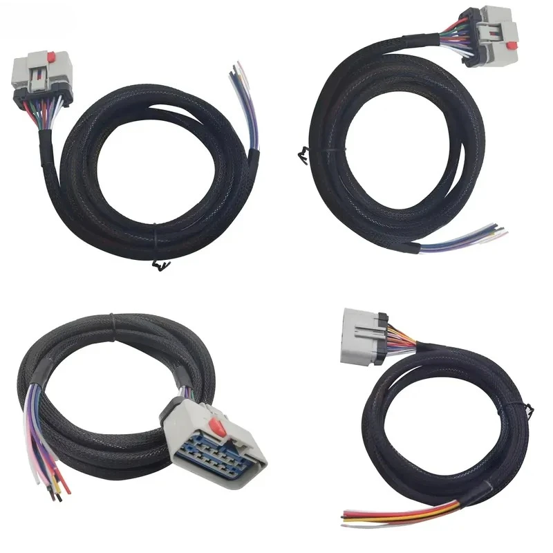 6 'RP1226 14-pin female connector open cable for commercial vehicle ELD equipment