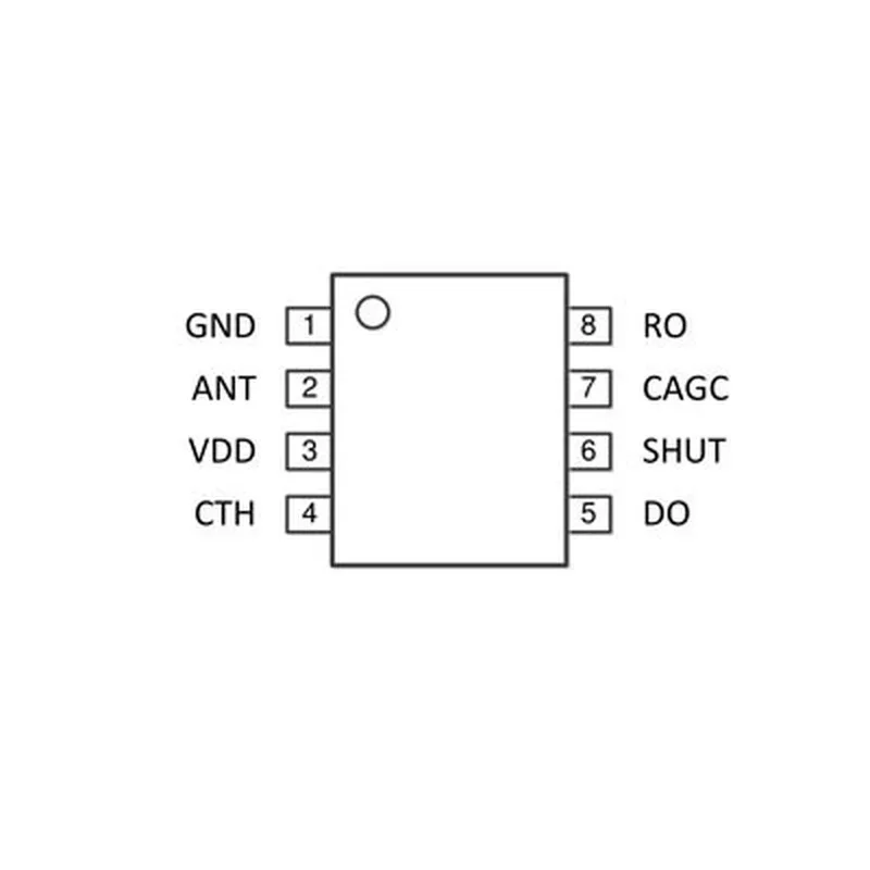 1pcs/2pcs/5pcs/10pcs 433/315MHz Wireless Chip RF Receiving Chip WF480RA Compatible with SYN480 RF83CS518
