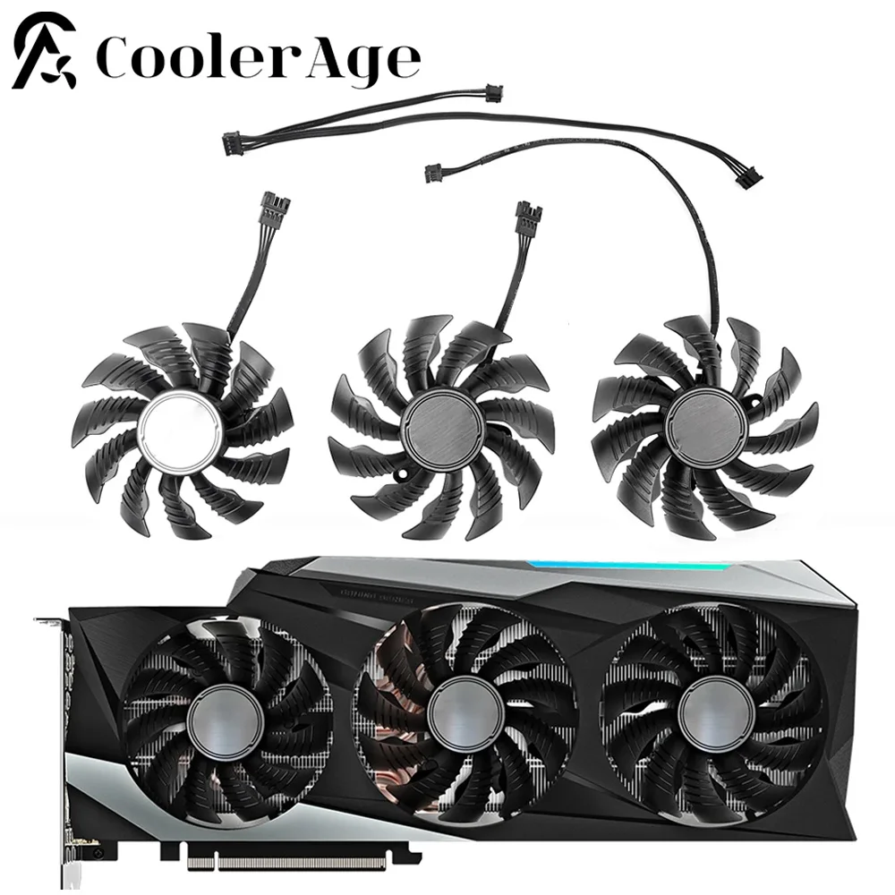 82MM T128015SU 87MM T129215SU Video Card Fan For Gigabyte GeForce RTX 3070Ti 3080 3080Ti 3090 EAGLE GPU Cooler Fan