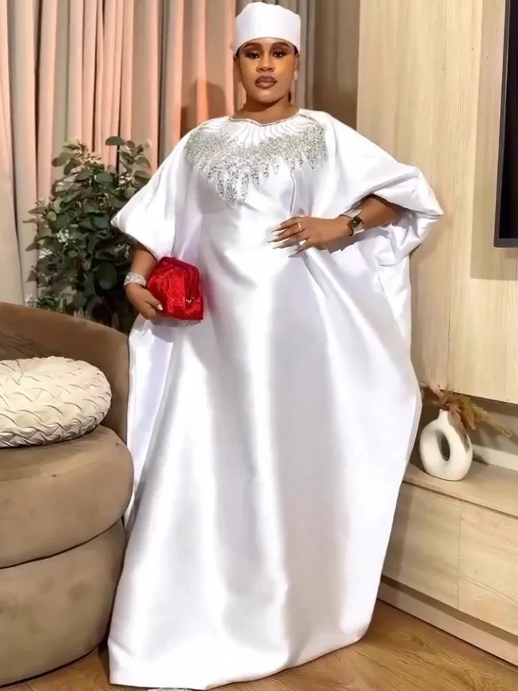 فساتين إفريقية للنساء أنيقة من البوليستر موضة إسلامية عبايات Dashiki رداء قفطان فستان طويل ماكسي تركي أفريقيا 2026 جديد #5