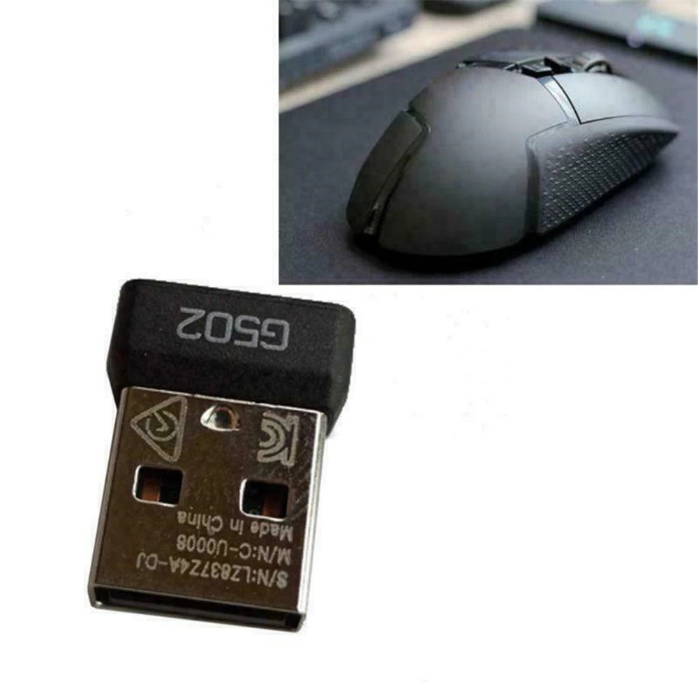 

USB Dongle Mouse Receiver Adapter For Logitech G502 LIGHTSPEED Wireless Mouse