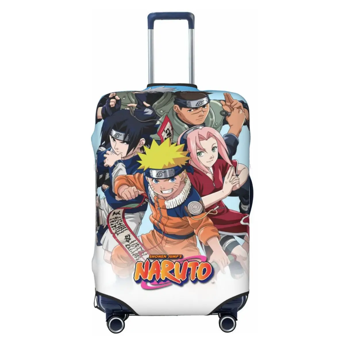 

Custom Narutos Uzumaki Anime Luggage Cover Protector Cute Travel Suitcase Protective Cover for 18-32 Inch