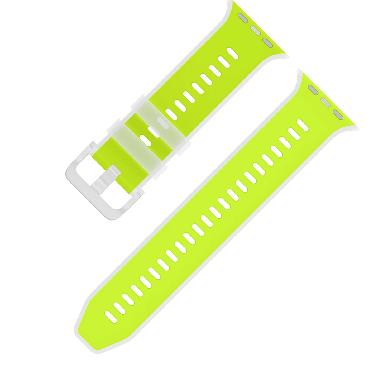 Durchscheinendes Silikonarmband für Apple Watch Ultra 3/2 49mm 46 45 44 42mm Sportarmband für iWatch S11 10 9 8 7 SE3 Ersatzarmband – Detail 9