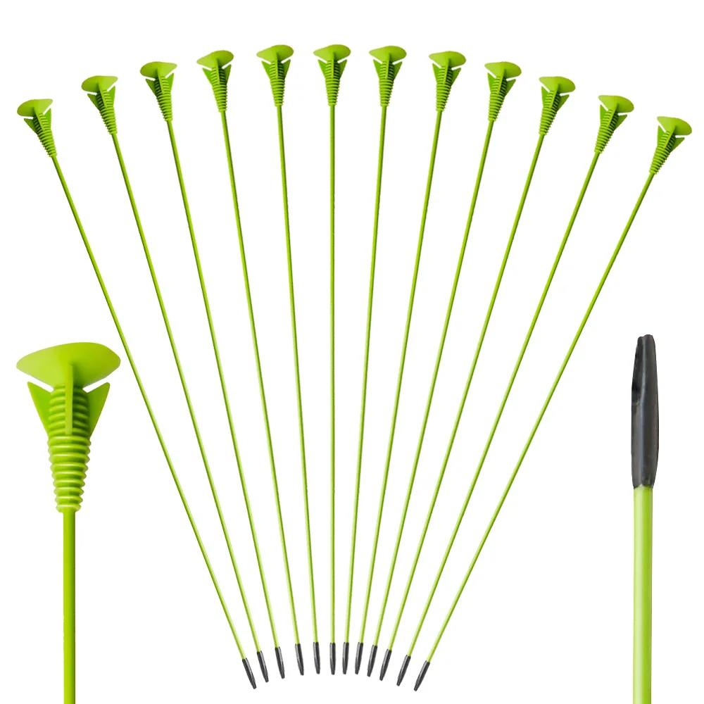TOPARCHERY Flechas de Fibra Vidrio Ventosa – Juego Seguro Joven
