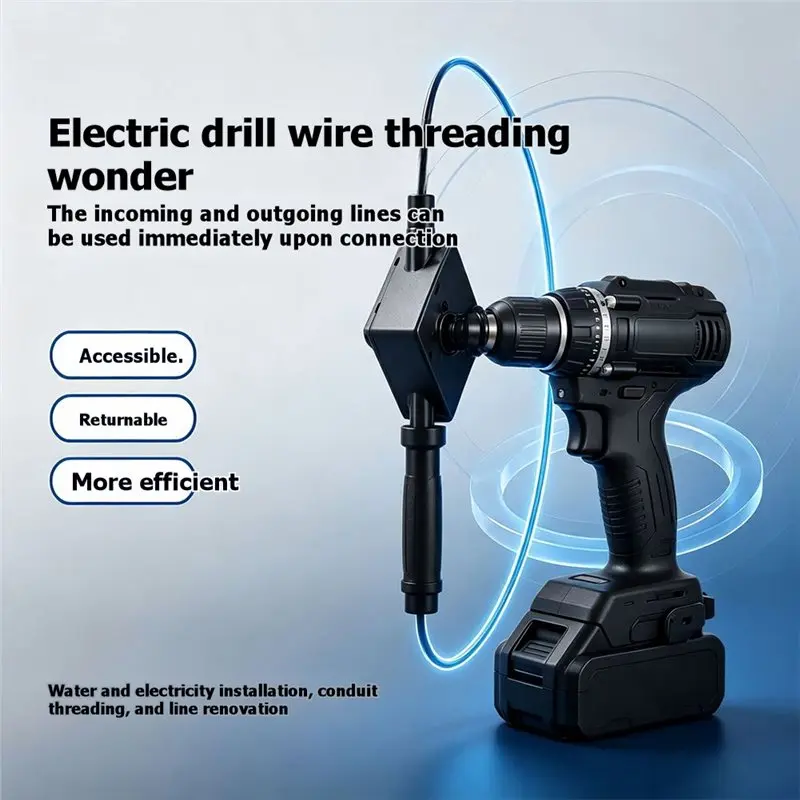 VEHO-Threader Cable Universal Cable Threading Tool For Both Threading And Returning Cable