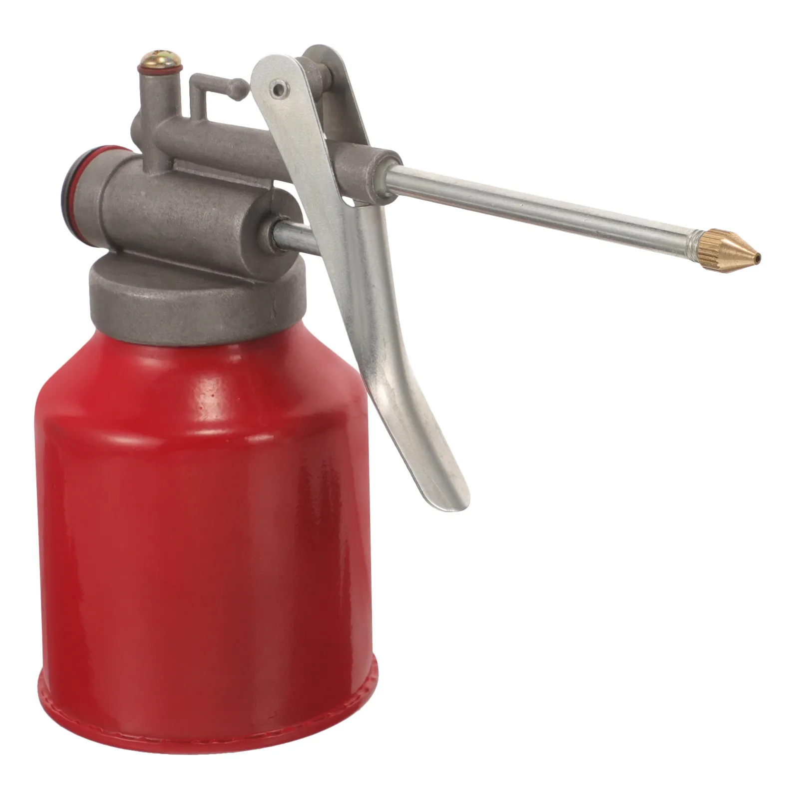 

Hand Pump Oiler Refillable Can Engine Dispenser Car Lubrication Container Long Spout Metal Bottle Automotive Oil Dispenser