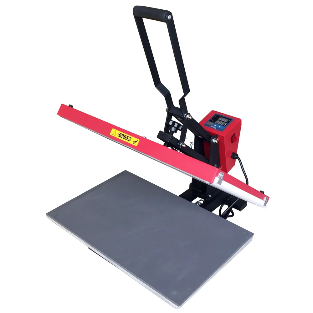 آلة نقل تي شيرت الشحن السريع آلة الضغط الحراري المسطحة ذات الضغط العالي 40 × 60 سم آلة نقل الضغط الحراري