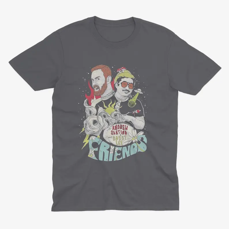 تي شيرت Bad Friends، Bad Friends Podcast، Andrew Santino & Bobby Lee، Podcast T Shirt، I'm Bobby Mom
