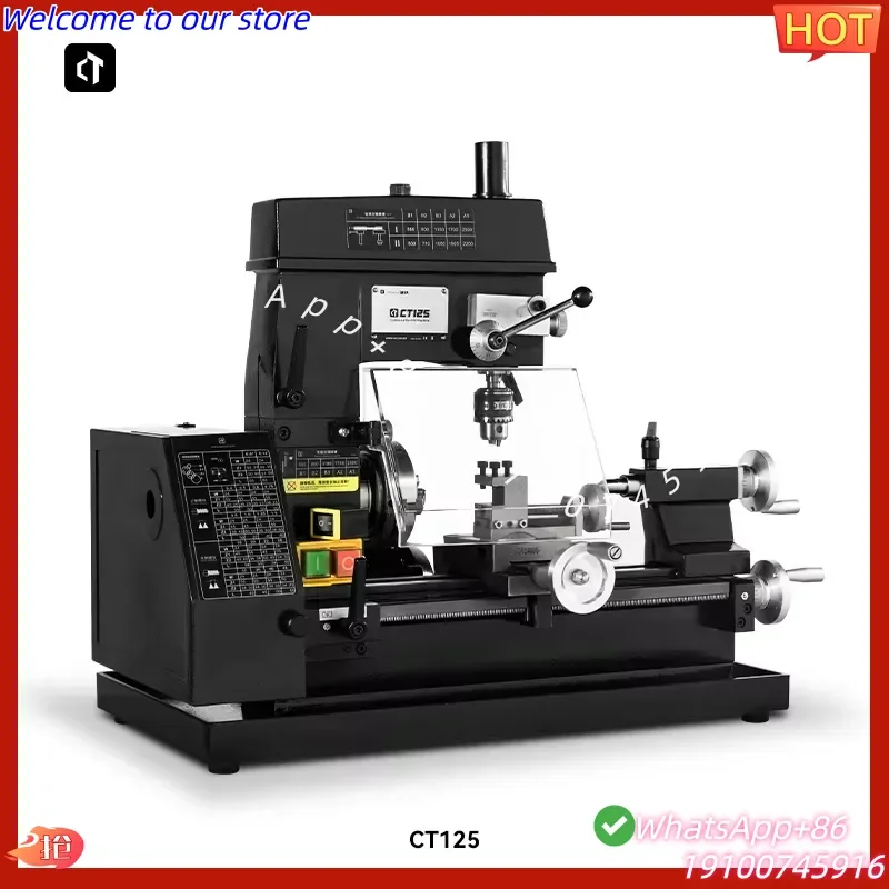 CE CT125 Desktop Multi-Task Machine - Cast Iron Body Metalworking Tool for Education & Crafts