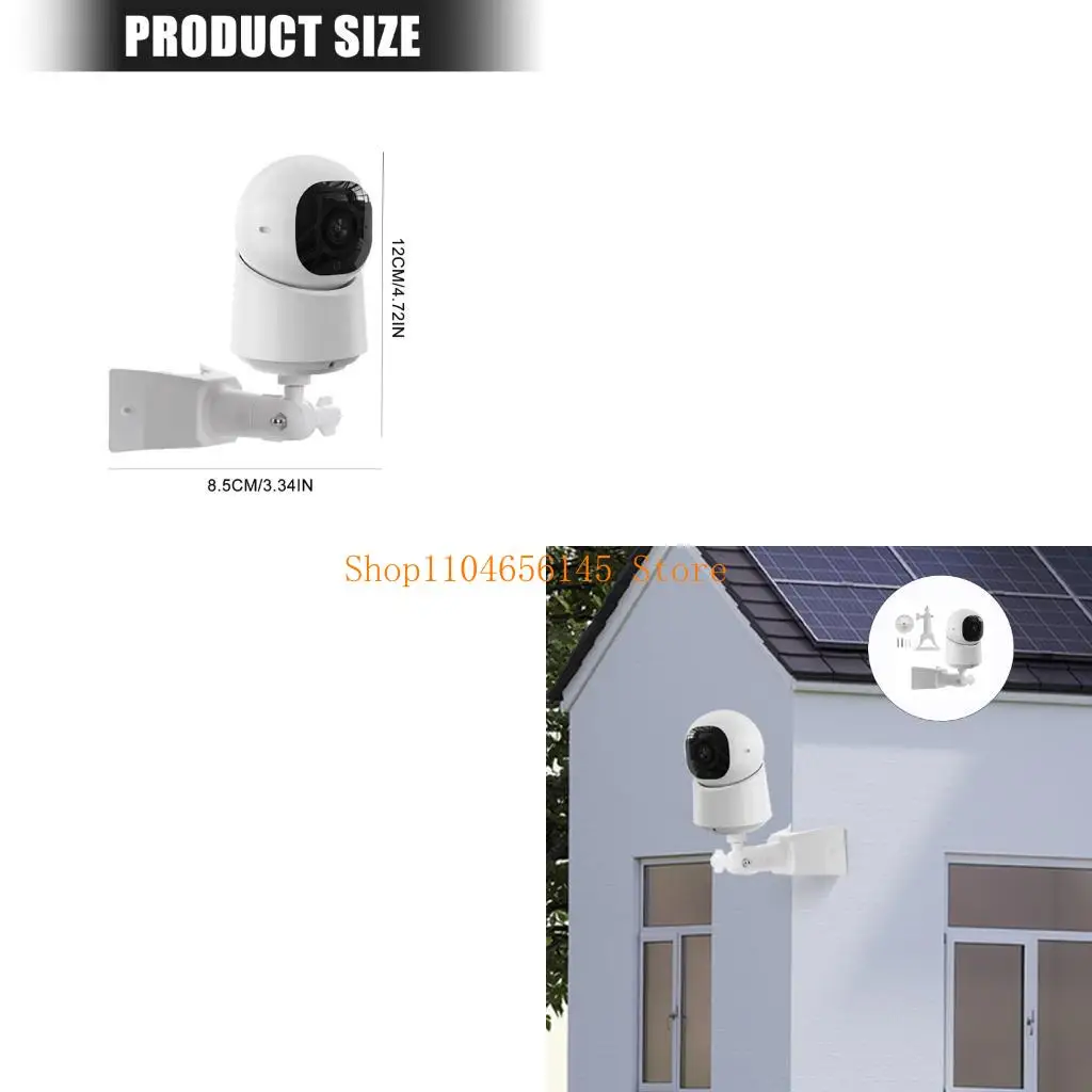 5ASD Câmera montagem Rack para sistemas segurança com ajuste exibição 360 ​​graus