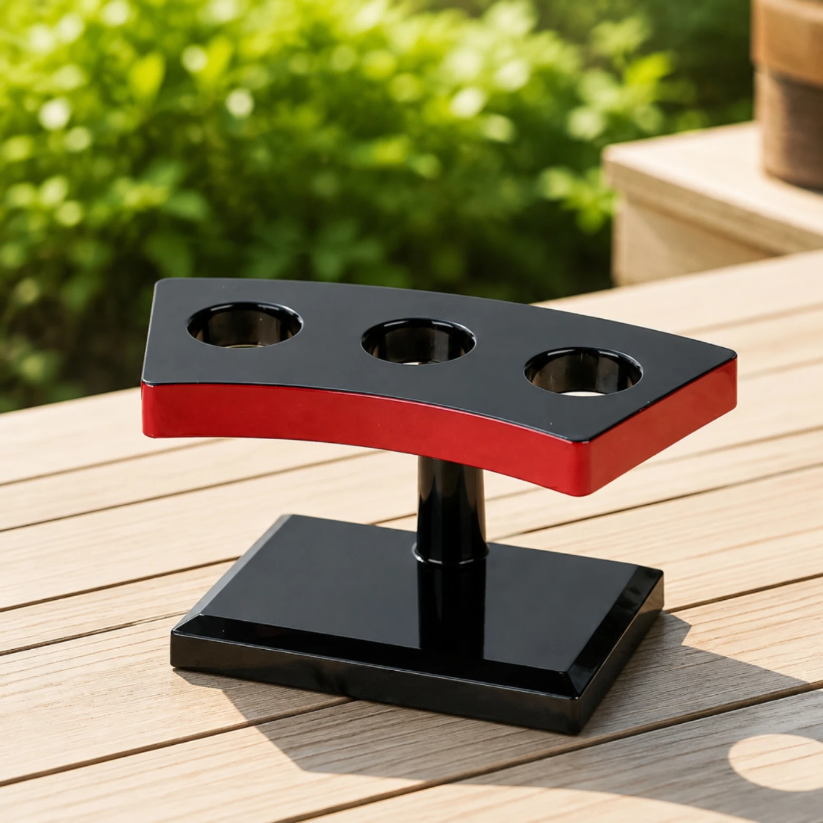 Japanese-Style Sushi Display Stand Elevated Plastic Sushi Stand with Raised Platform Food Holder Versatile Multipurpose