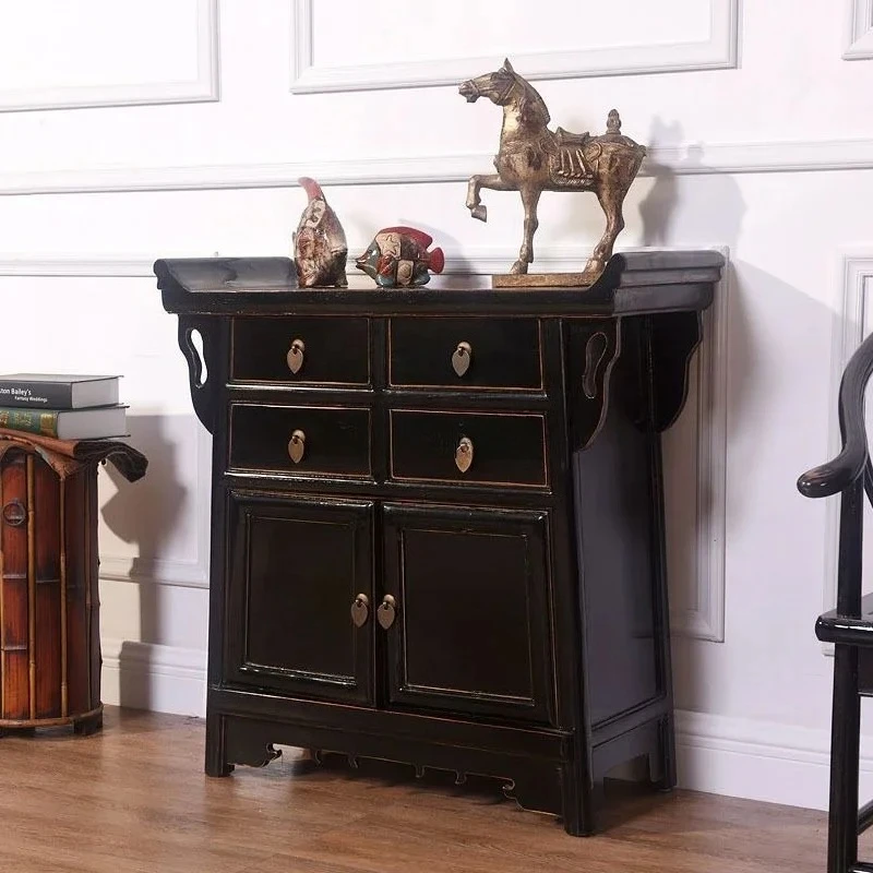 خزانة مدخل مقلوبة، قسم بهو، خزانة جانبية للتخزين قديمة وقديمة #3