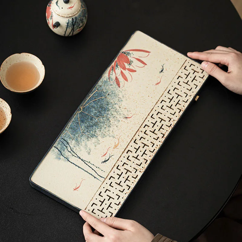^Rectangle Hospitality Tea Tray Serving Decorative Table Ceremony Accessories Tea Tray Office Tableware Bandejas Home Products
