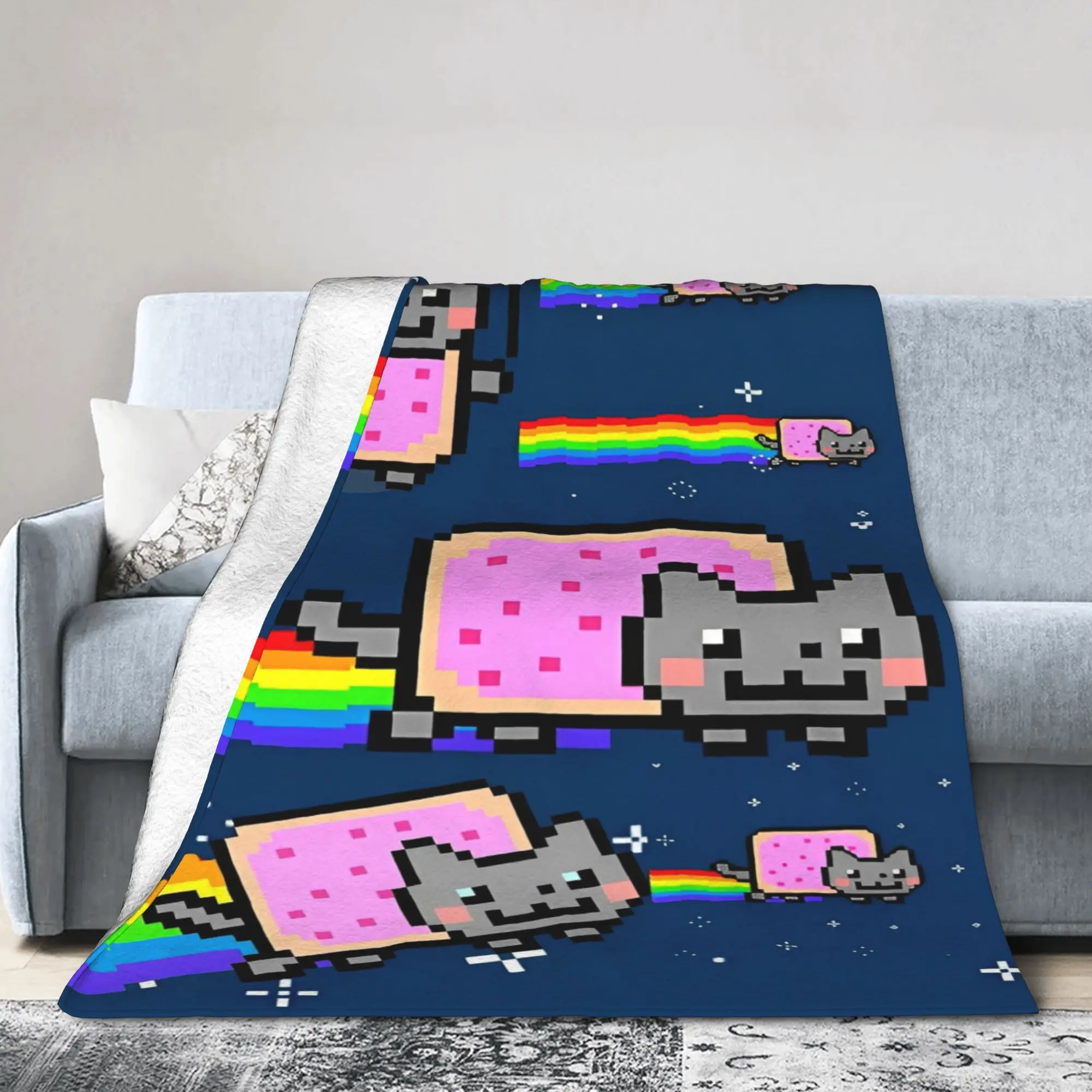Cat Rainbow Pixel S… - image